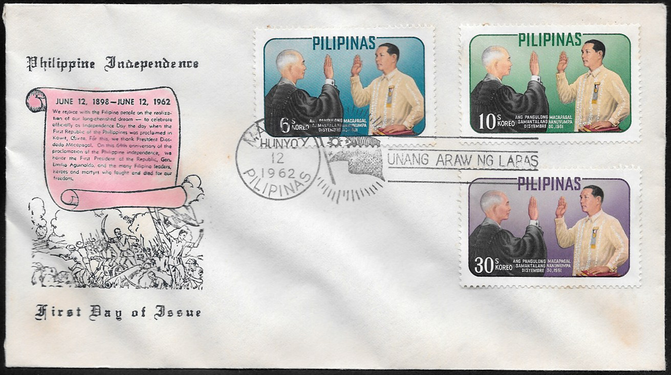Philippines 1962 First Day Cover 